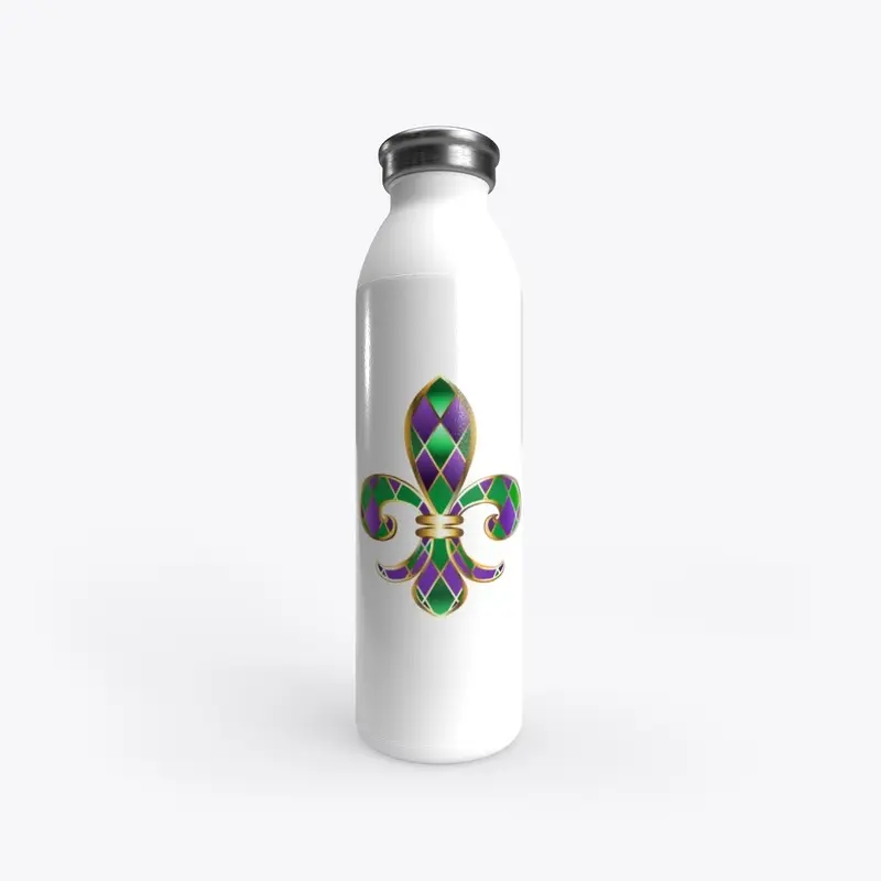 20 oz Fleur D Lis Water Bottle